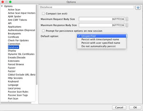ZAP2.4_Option_Database